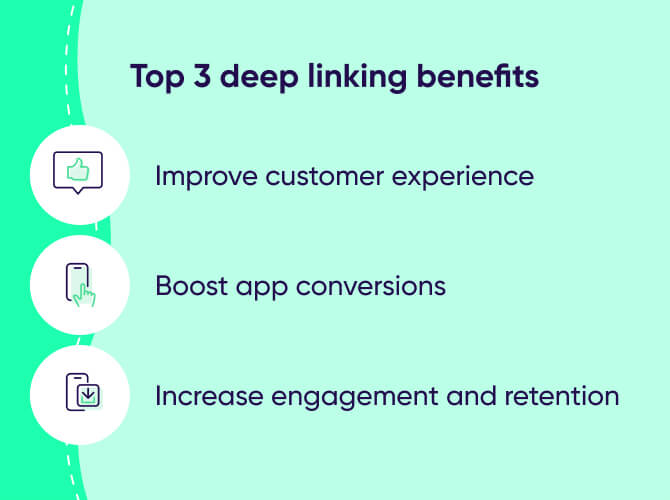 Deep linking benefits
